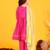 Festive Cotton Anarkali Suit Set with Gota Work - Round Neck, Full Sleeves