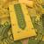Yellow muga cotton with jamdani weaving work unstitched suit