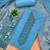 Skyblue muga cotton with jamdani weaving work unstitched suit