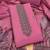 Pink muga cotton with jamdani weaving work unstitched suit