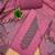 Pink muga cotton with jamdani weaving work unstitched suit