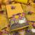 Yellow muga cotton with jamdani weaving work unstitched suit