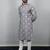 Grey traditional men's kurta and Pajama for Mens
