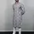 Grey traditional men's kurta and Pajama for Mens
