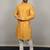 Mustard traditional men's kurta and Pajama for Mens
