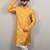 Mustard traditional men's kurta and Pajama for Mens