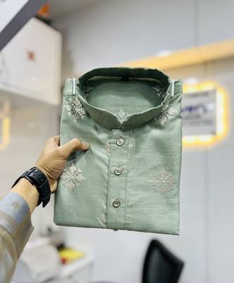 Pista traditional men's kurta and Pajama for Mens 5