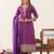 Palash grape full work suit set