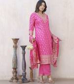 Palash rose full work suit set