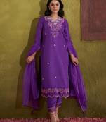 Ira eminence embroidered suit set