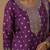 Palash orchid full work suit set