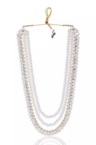 Layered moti necklace