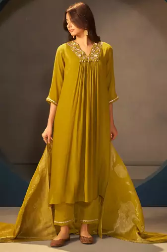 Albeli amber premium work suit set
