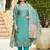 Malti verdigris work suit set