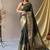 Green Kanjivaram silk blend Saree
