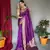 Purple Kanjivaram silk blend Saree