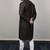 Black traditional men's kurta and Pajama for Mens