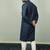 Blue traditional men's kurta and Pajama for Mens
