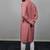 Pink traditional men's kurta and Pajama for Mens