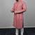 Pink traditional men's kurta and Pajama for Mens