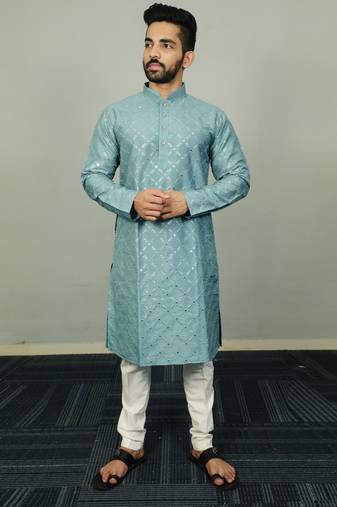 Pista traditional men's kurta and Pajama for Mens