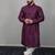 Purple traditional men's kurta and Pajama for Mens