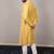 Yellow traditional men's kurta and Pajama for Mens