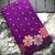 Plum Wedding silk blend Saree