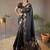 Black Wedding silk blend Saree