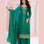 PLUS SIZE SEMI STITCHED SEQUANCE EMBROIDERED SUIT