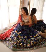 Embroidered Work Flared Lehenga choli With Dupatta