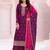 PLUS SIZE SEMI STITCHED SEQUANCE EMBROIDERED SUIT