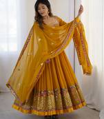 Heavy Look Designer Gown Suit Set Designer Anarkali Suit Set Festival Wear Dress