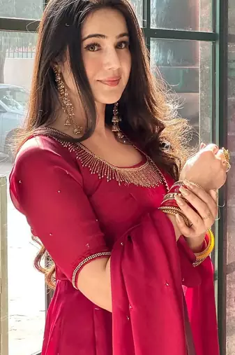 Designer Festival Wear Gown Suit Set With Dupatta Ethnic Wear Anarkali Suit Set