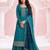 PLUS SIZE SEMI STITCHED SEQUANCE EMBROIDERED SUIT
