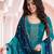 PLUS SIZE SEMI STITCHED SEQUANCE EMBROIDERED SUIT