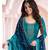 PLUS SIZE SEMI STITCHED SEQUANCE EMBROIDERED SUIT