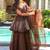 Embroidered Work Beautiful Designer Kurti Set With Dupatta Party Wear Stylish Suit Set