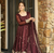 Heavy Embroidery Work Gown Suit Set Stylish Wedding Wear Gown Suit Set With Dupatta