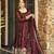 Heavy Embroidery Work Gown Suit Set Stylish Wedding Wear Gown Suit Set With Dupatta