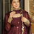 Heavy Embroidery Work Gown Suit Set Stylish Wedding Wear Gown Suit Set With Dupatta
