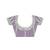 Tissue silk purple saree with tissue silk blouse