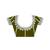 Tissue silk green saree with tissue silk blouse
