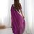 Tissue silk purple saree with tissue silk blouse