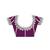 Tissue silk purple saree with tissue silk blouse