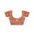 Organza orange saree with organza blouse
