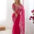 Organza pink saree with organza blouse