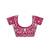 Organza pink saree with organza blouse