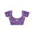 Organza purple saree with organza blouse