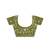 Organza green saree with organza blouse